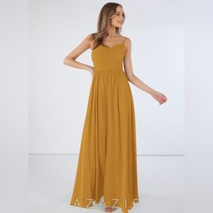 Azazie bridesmaids dress - Lisbon in Butterscotch
